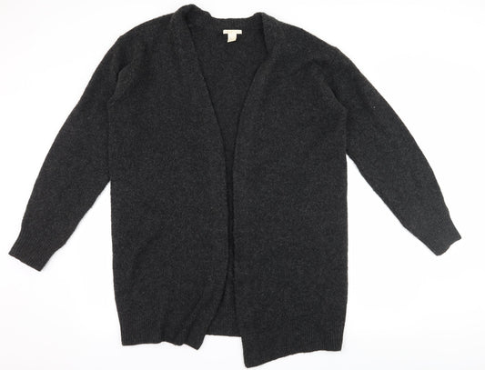 H&M Womens Gold  Knit Cardigan Jumper Size S