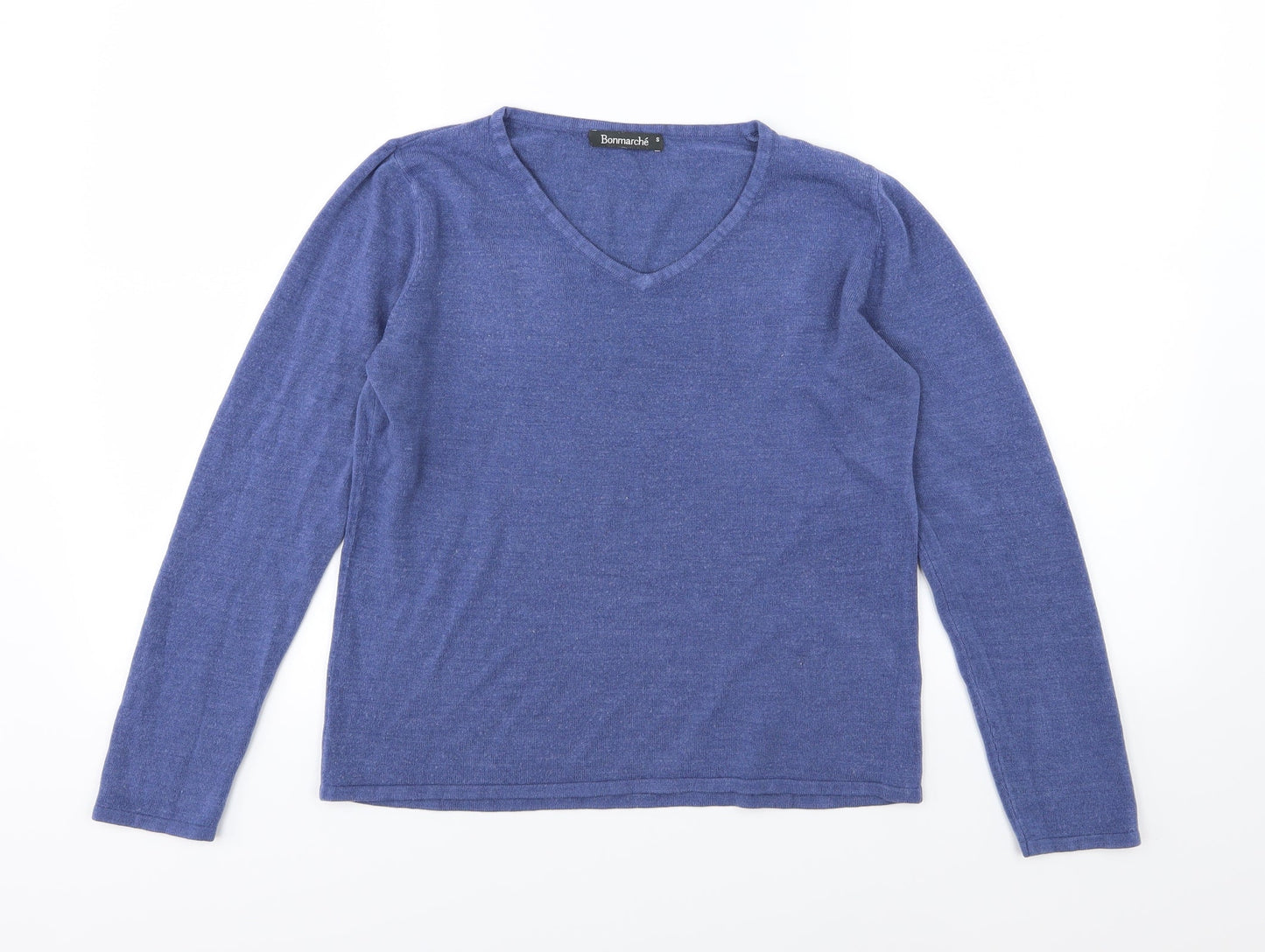 Bonmarché Womens Blue  Knit Pullover Jumper Size S