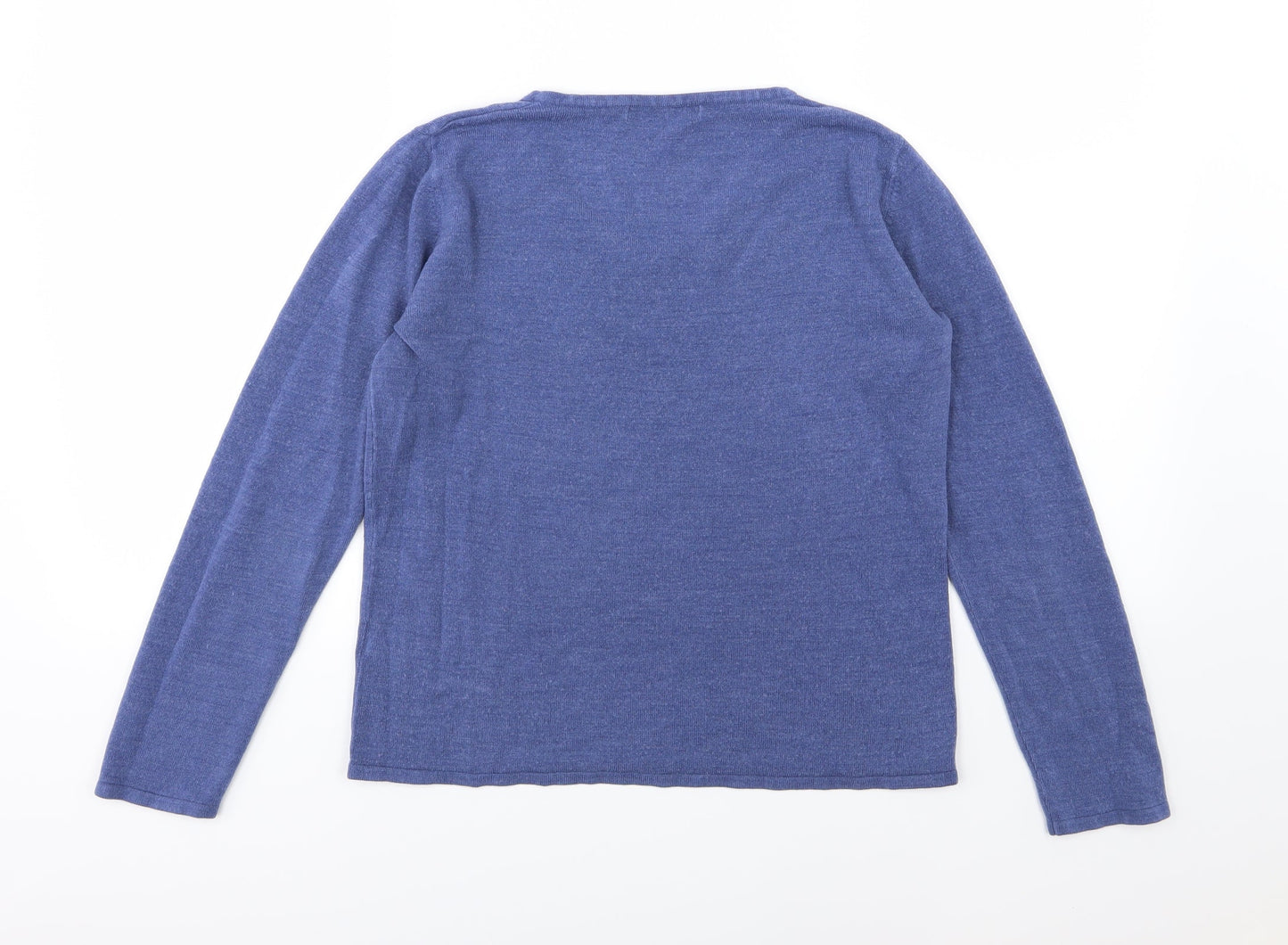 Bonmarché Womens Blue  Knit Pullover Jumper Size S