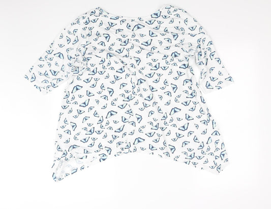 antholgy Womens White   Basic Button-Up Size 16