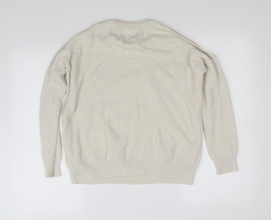 Hollister Womens Beige   Pullover Jumper Size XS