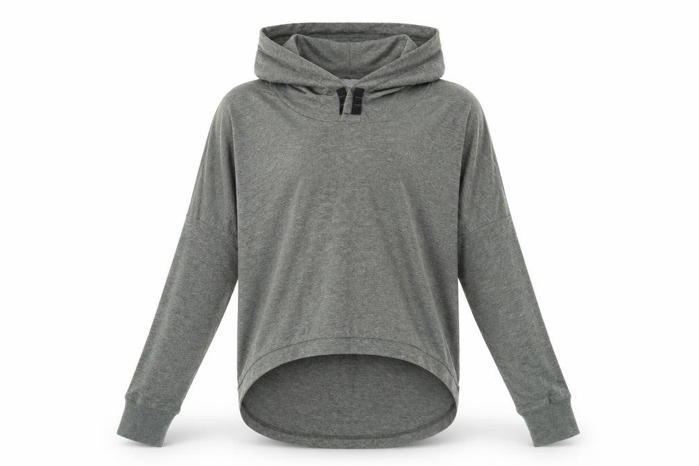 Front view of Very girls’ green pullover hoodie, size 11-12, years - cropped