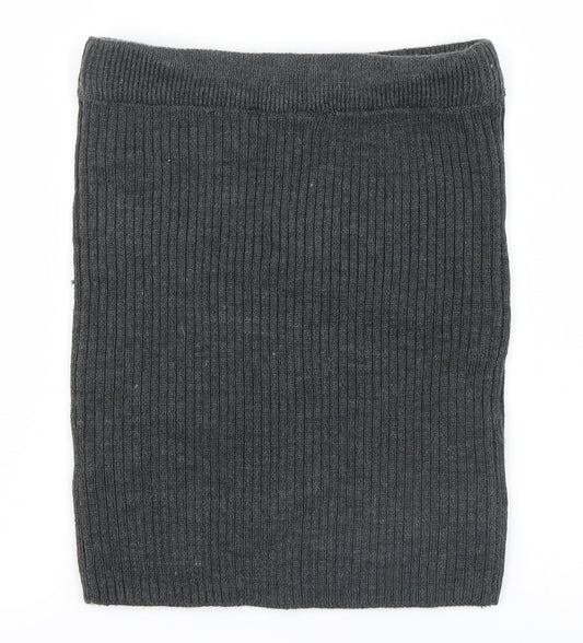 Select Womens Grey  Knit Straight & Pencil Skirt Size 6