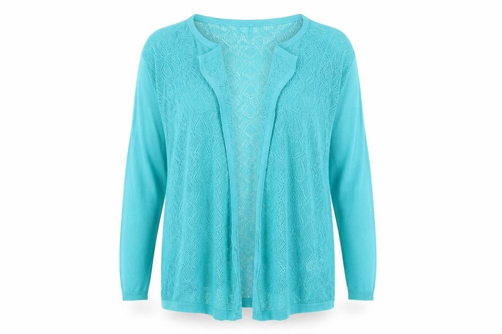 Papaya Womens Green   Cardigan Jumper Size M