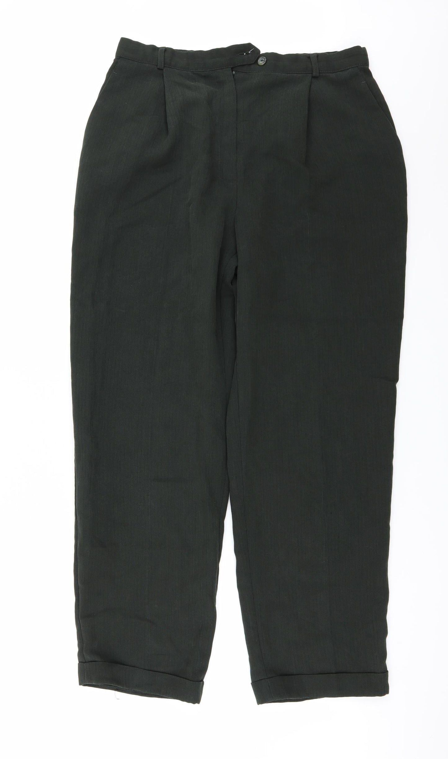 Marks and Spencer Womens Green   Trousers  Size 16 L30 in