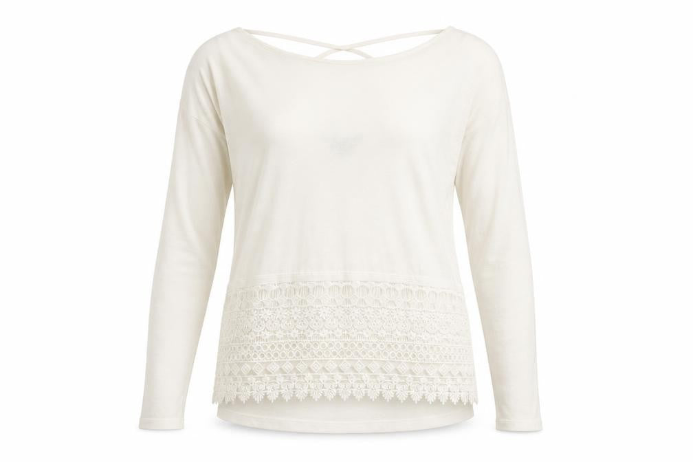 Next Womens Ivory   Basic T-Shirt Size 10