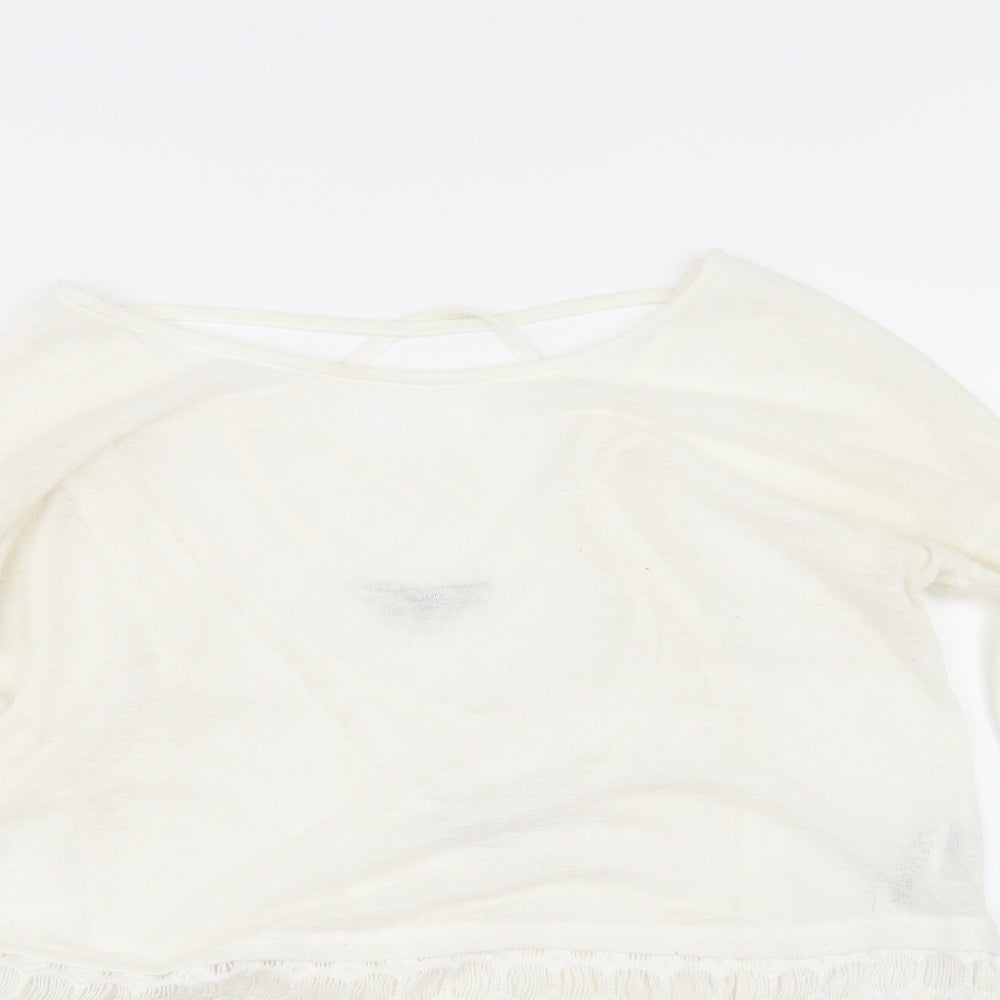 NEXT Womens Ivory   Basic T-Shirt Size 10