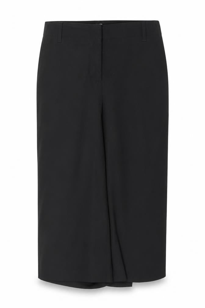 Front view of Next women’s black trousers, size UK 14, 20-inch leg