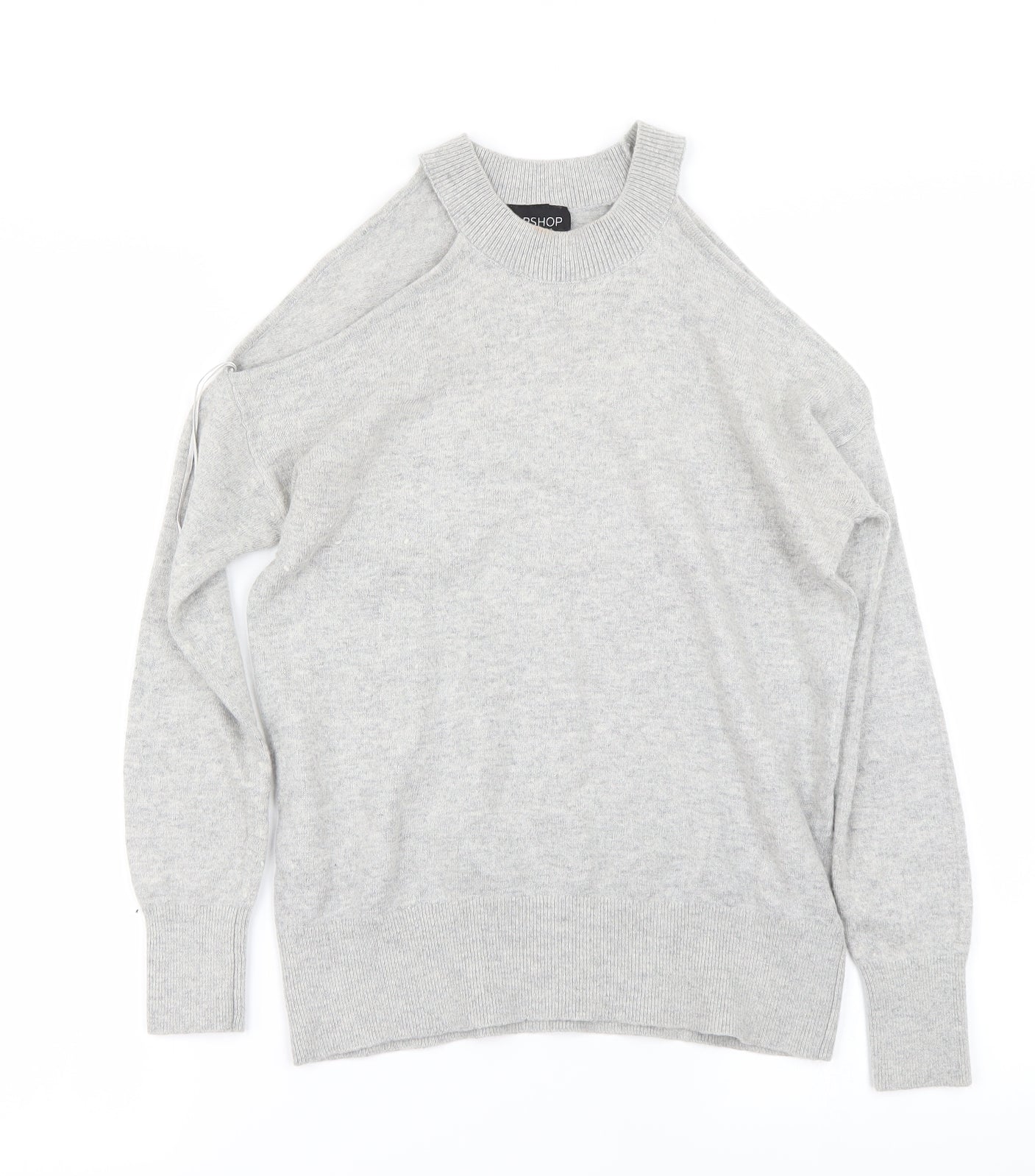 Topshop Womens Grey   Pullover Jumper Size 8