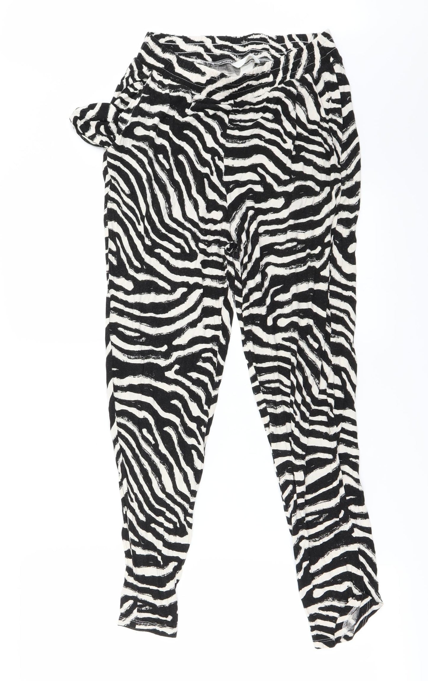 H&M Womens White   Trousers  Size S L23 in