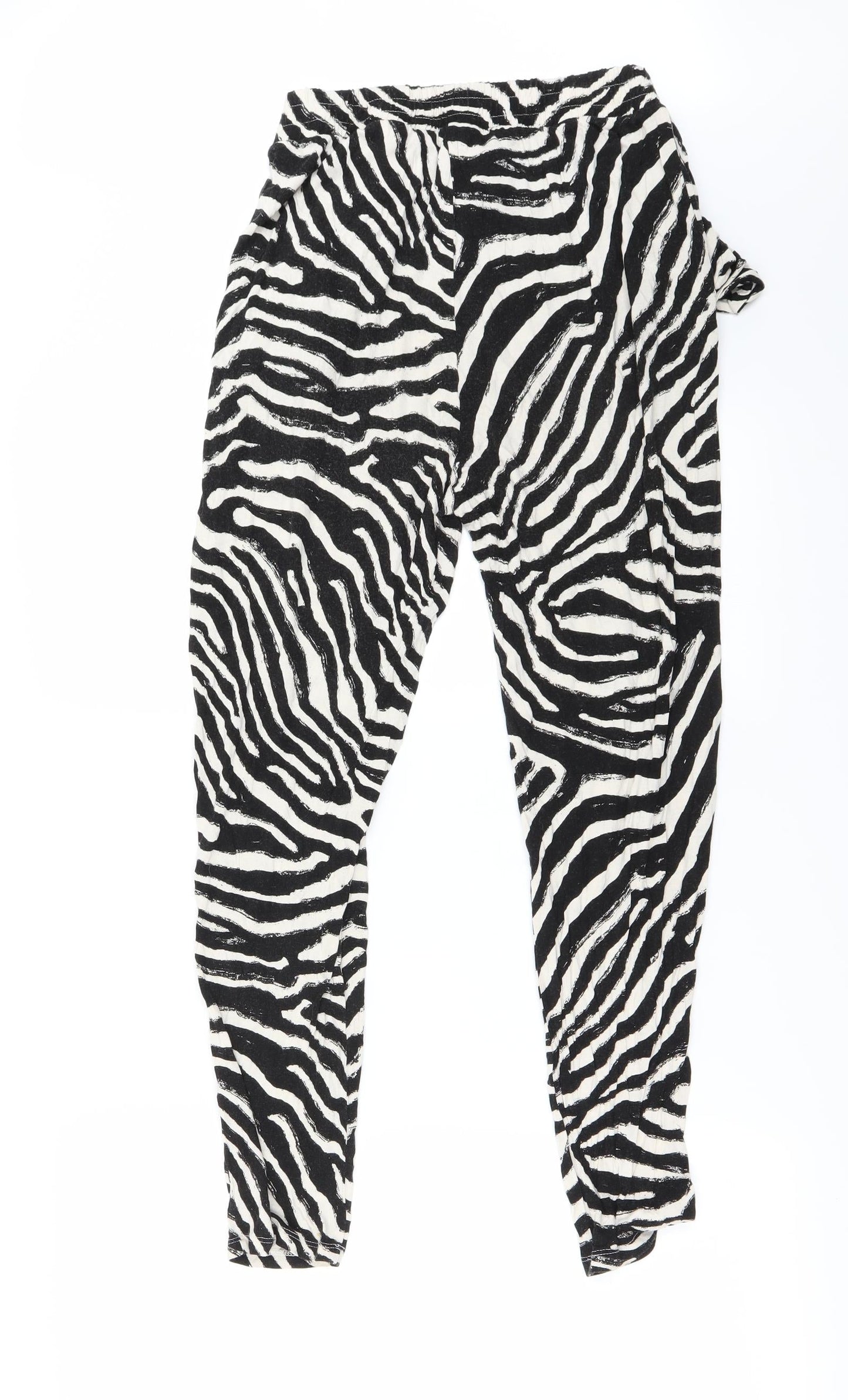 H&M Womens White   Trousers  Size S L23 in