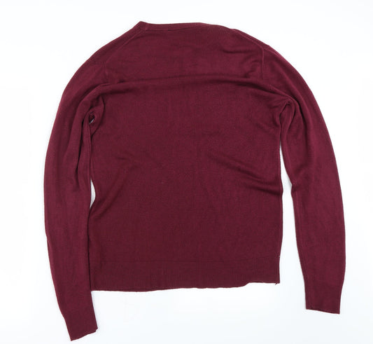 Cedar Wood State Mens Purple   Pullover Jumper Size L