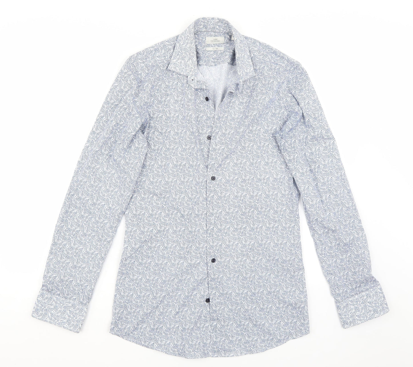 NEXT Mens White    Button-Up Size 14