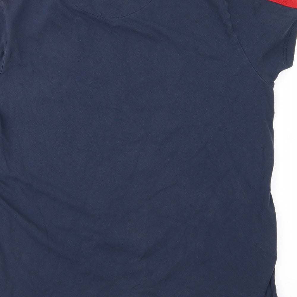 Couture Mens Blue  Jersey  T-Shirt Size M
