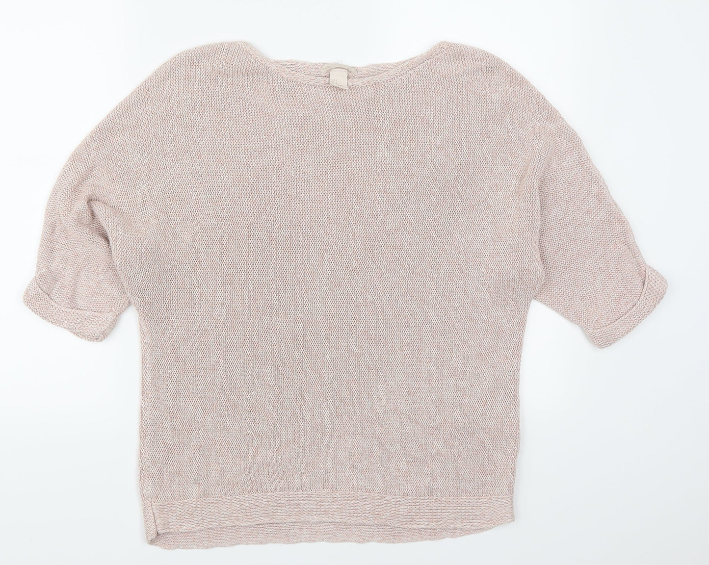 H&M Womens Pink   Pullover Jumper Size S