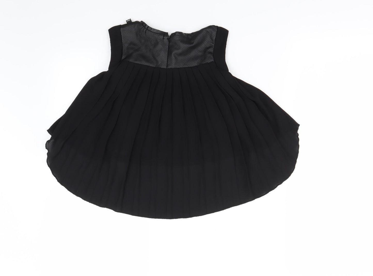 DKNY Girls Black   Fit & Flare  Size 4 Years