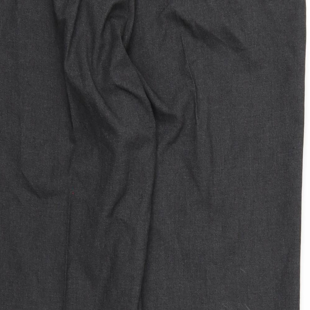Preworn Mens Grey  Rayon Dress Pants Trousers  L28 in