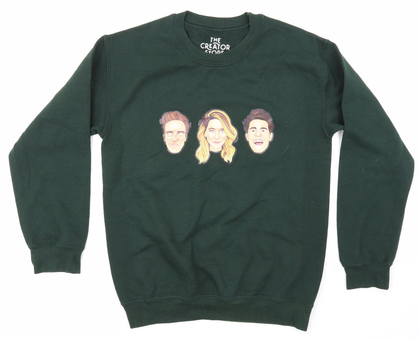 the creator store Mens Green   Pullover Sweatshirt Size S