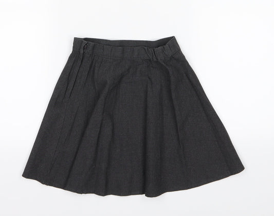 George Girls Grey  Rayon Pleated Skirt Size 4-5 Years
