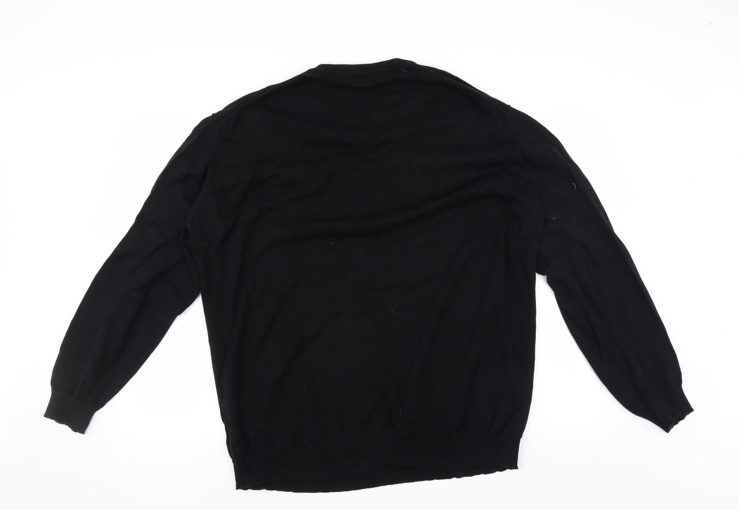 & Brand Mens Black   Pullover Jumper Size XL