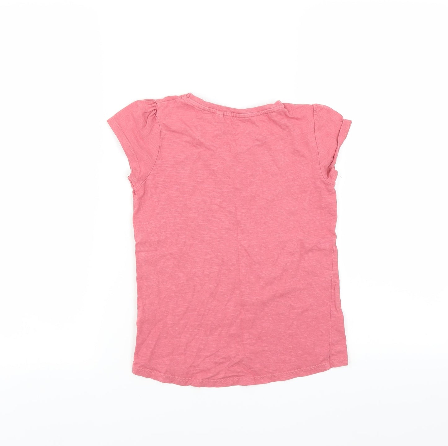 NEXT Girls Pink   Basic T-Shirt Size 6 Years