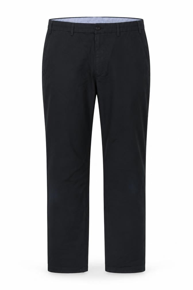 Front view of Marks & Spencer women’s black trousers, size L, 32-inch leg