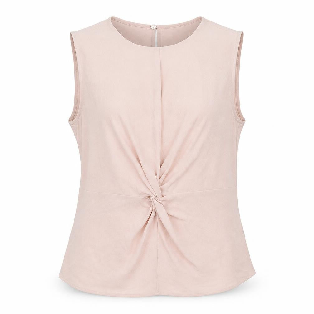 Front view of New Look women’s pink jumper, size UK 10