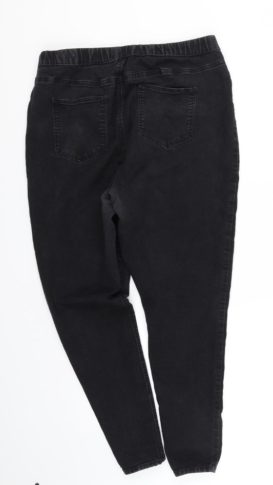 deniem Womens Blue   Jegging Trousers Size 18 L31 in