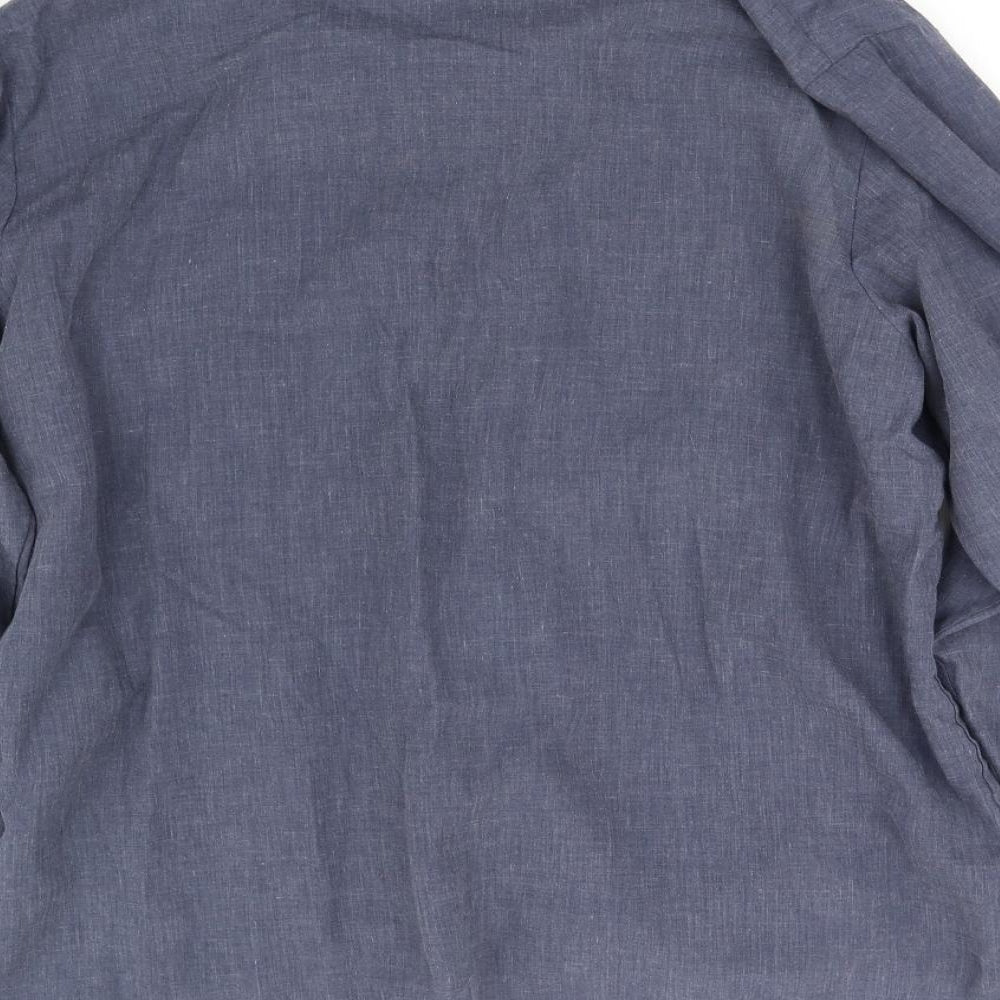 Cargo Bay Mens Grey    Button-Up Size XL