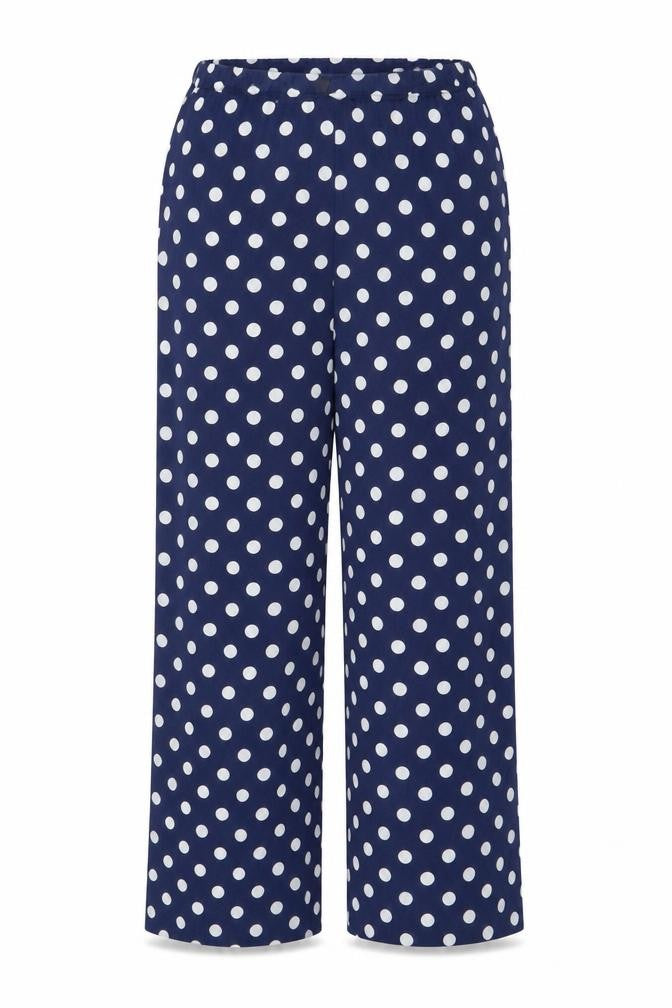 Front view of Boux Avenue women’s blue trousers, size UK 10, 26-inch leg