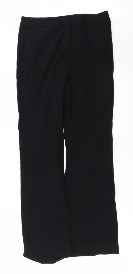 Papaya Womens Black   Trousers  Size 10 L27 in