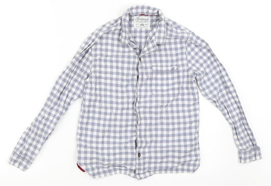 Marks and Spencer Boys Grey   Basic Button-Up Size 9-10 Years