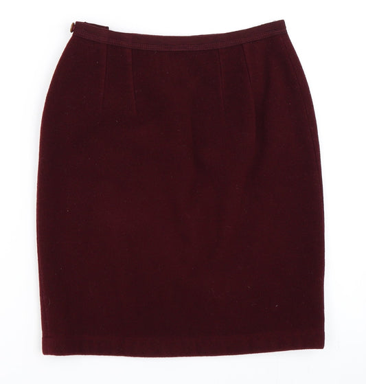 Preworn Womens Red   Mini Skirt Size 36