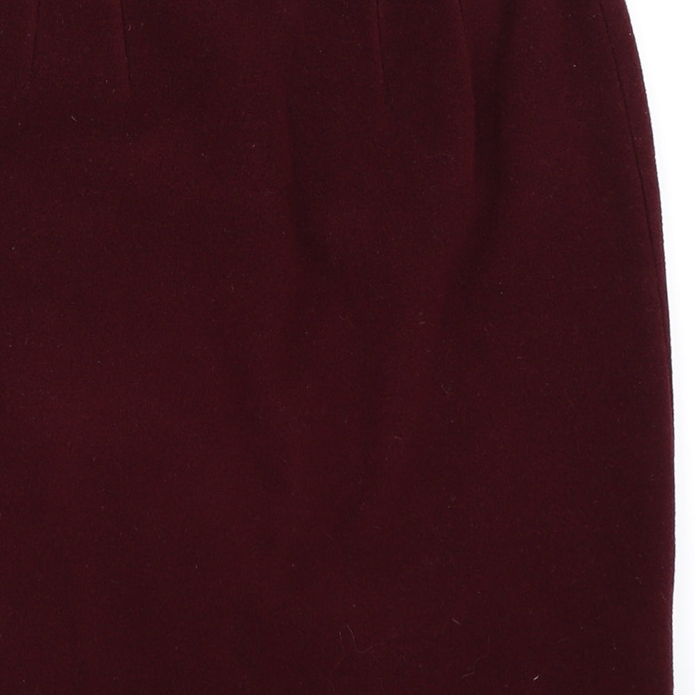 Preworn Womens Red   Mini Skirt Size 36