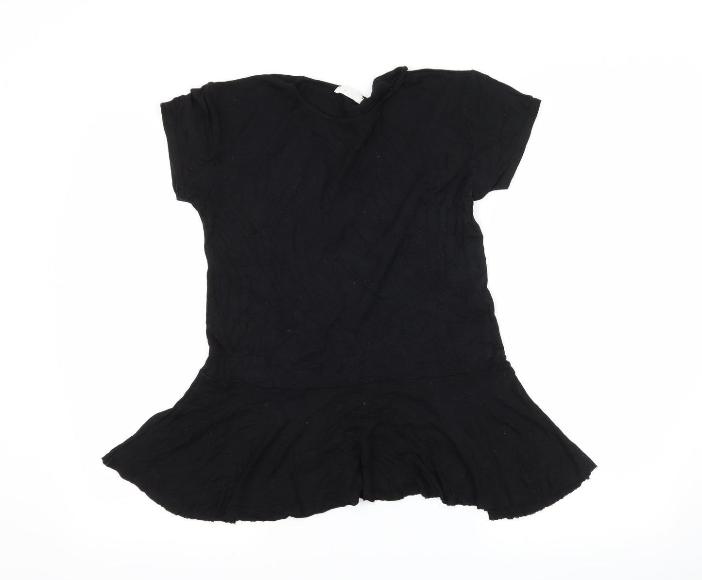 Miss Faceless Womens Black  Jersey Basic T-Shirt Size M