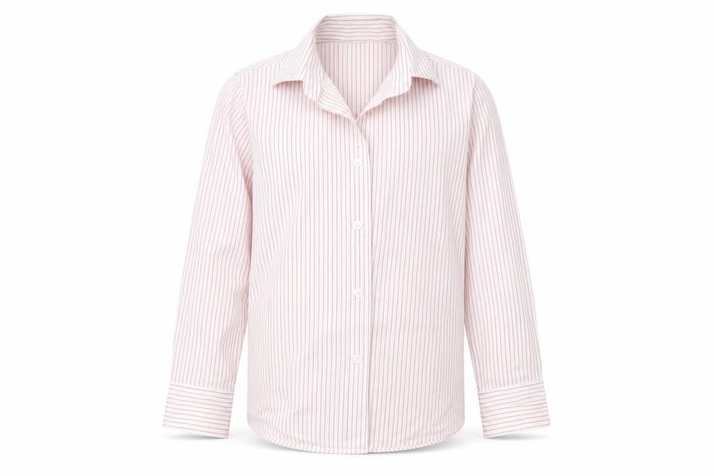 Duck and Cover Boys Red Striped  Basic Button-Up Size 6 Years