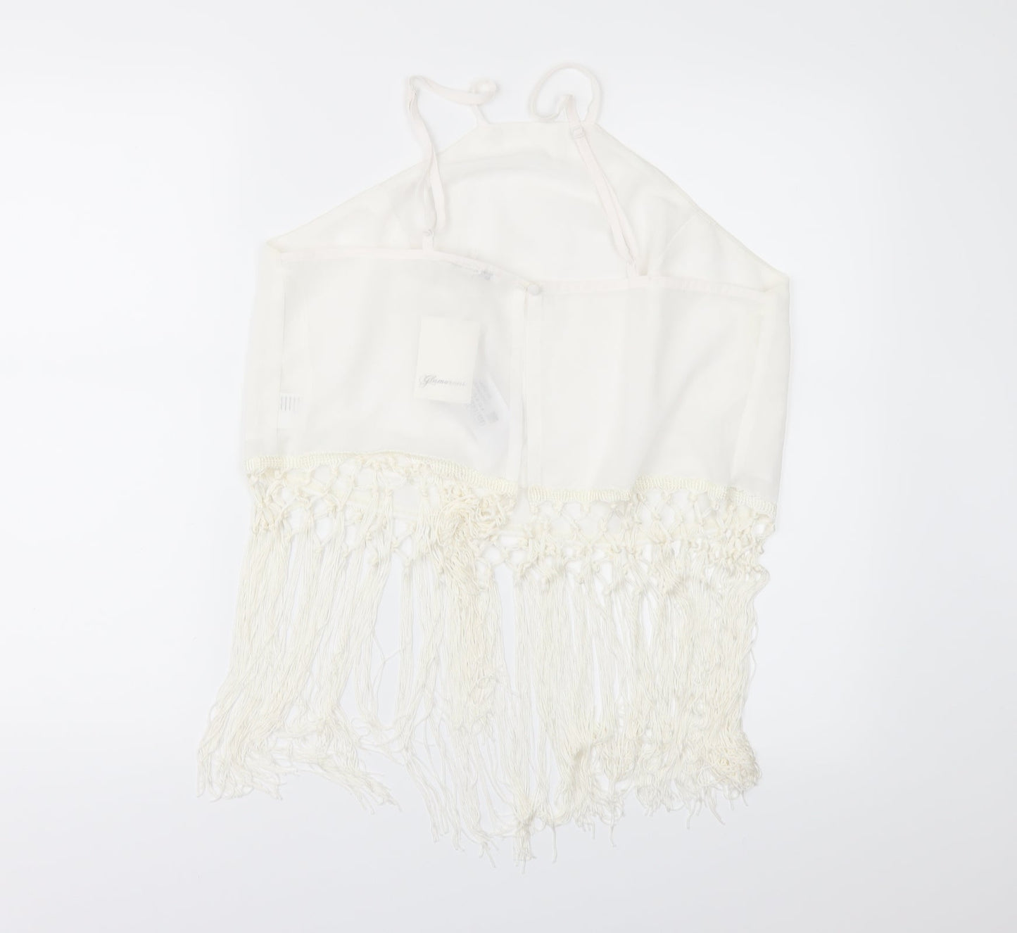 Glamourous Womens White   Kimono Blouse Size 12