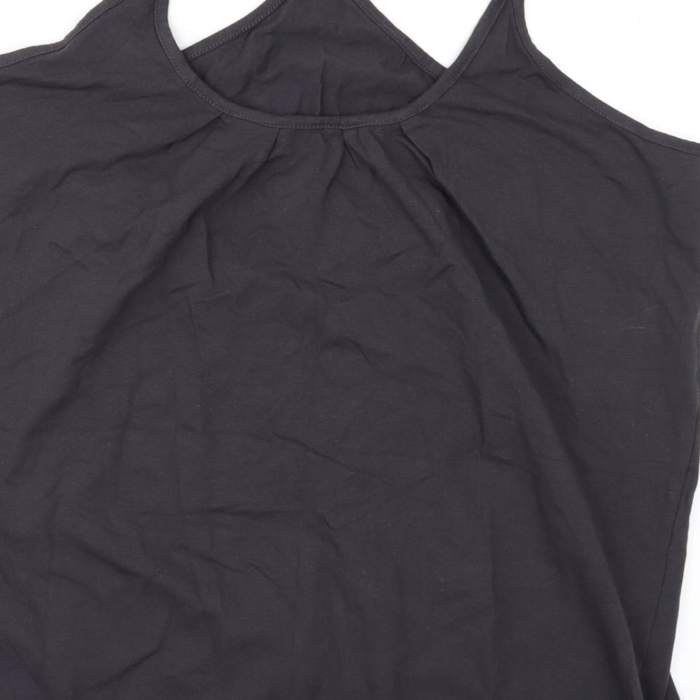 Label Be Womens Grey   Basic T-Shirt Size 18