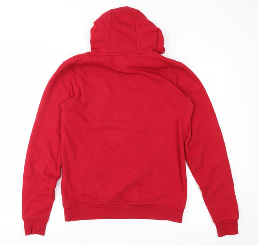 Cedar Wood State Mens Red   Pullover Hoodie Size XS