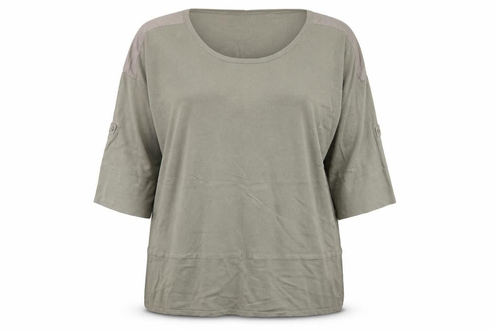 Front view of ESPRIT women’s green jumper, size XL