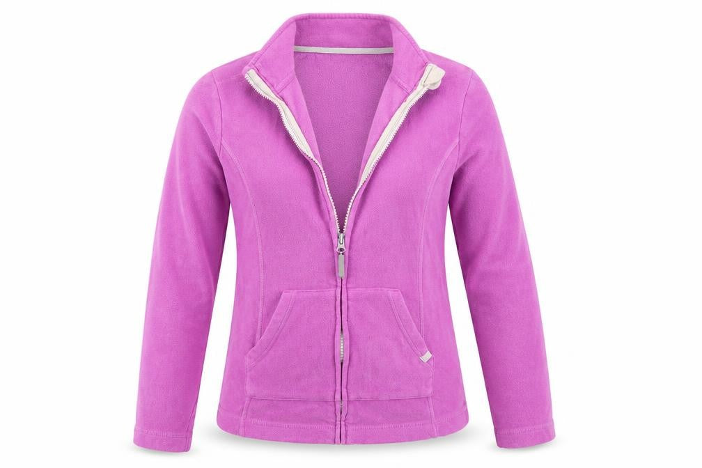 Front view of George women’s purple jacket coat, size UK 10