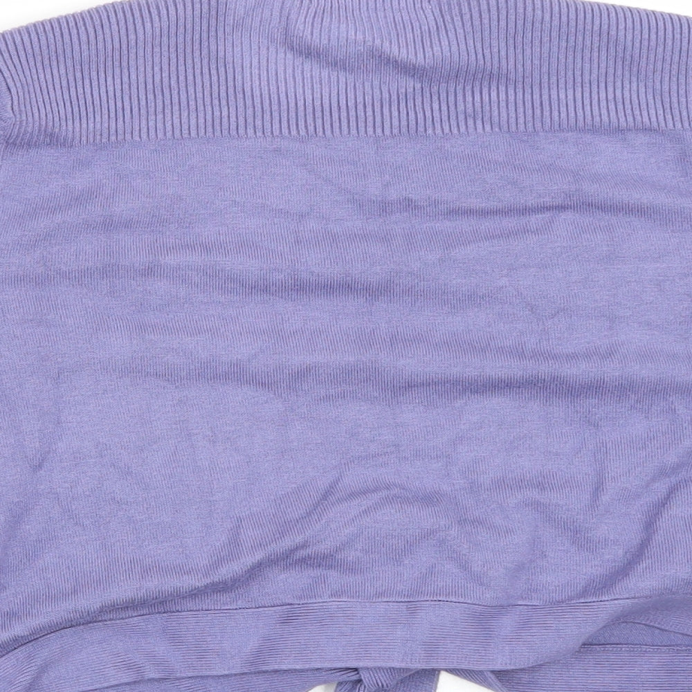 Marks and Spencer Womens Purple   Pullover Jumper Size 14