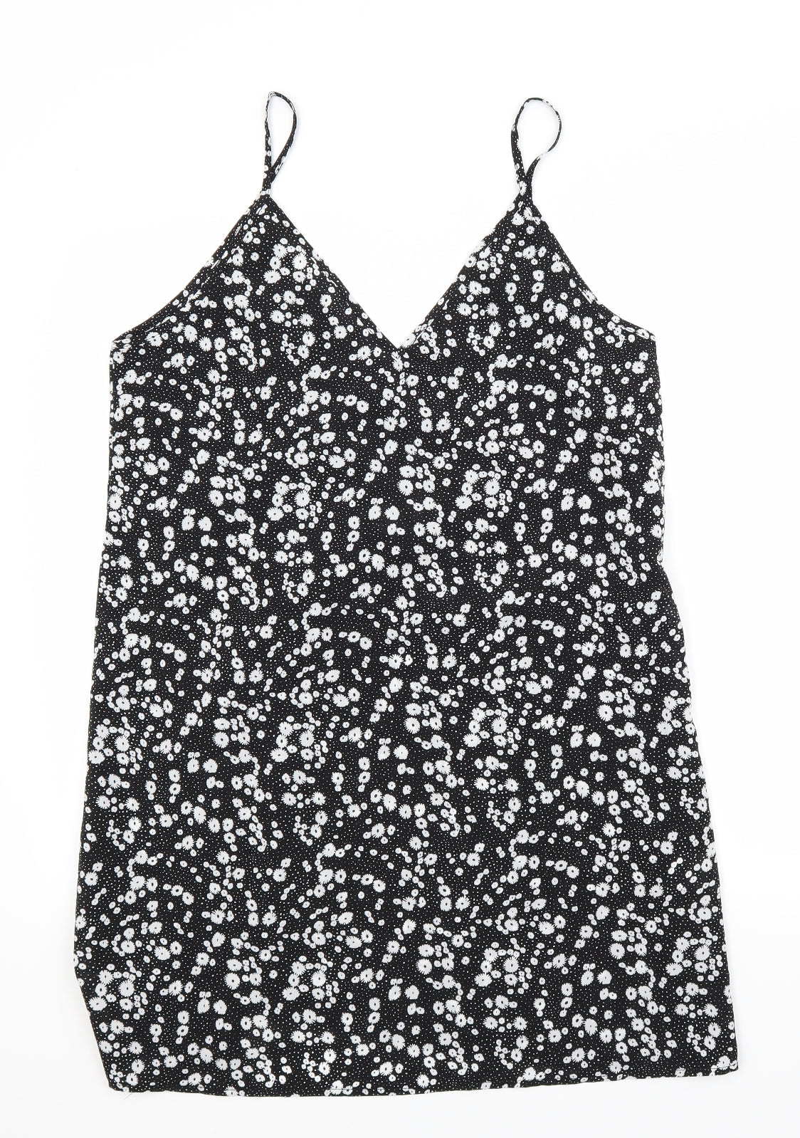 shien Womens Black Floral  Camisole Blouse Size 8