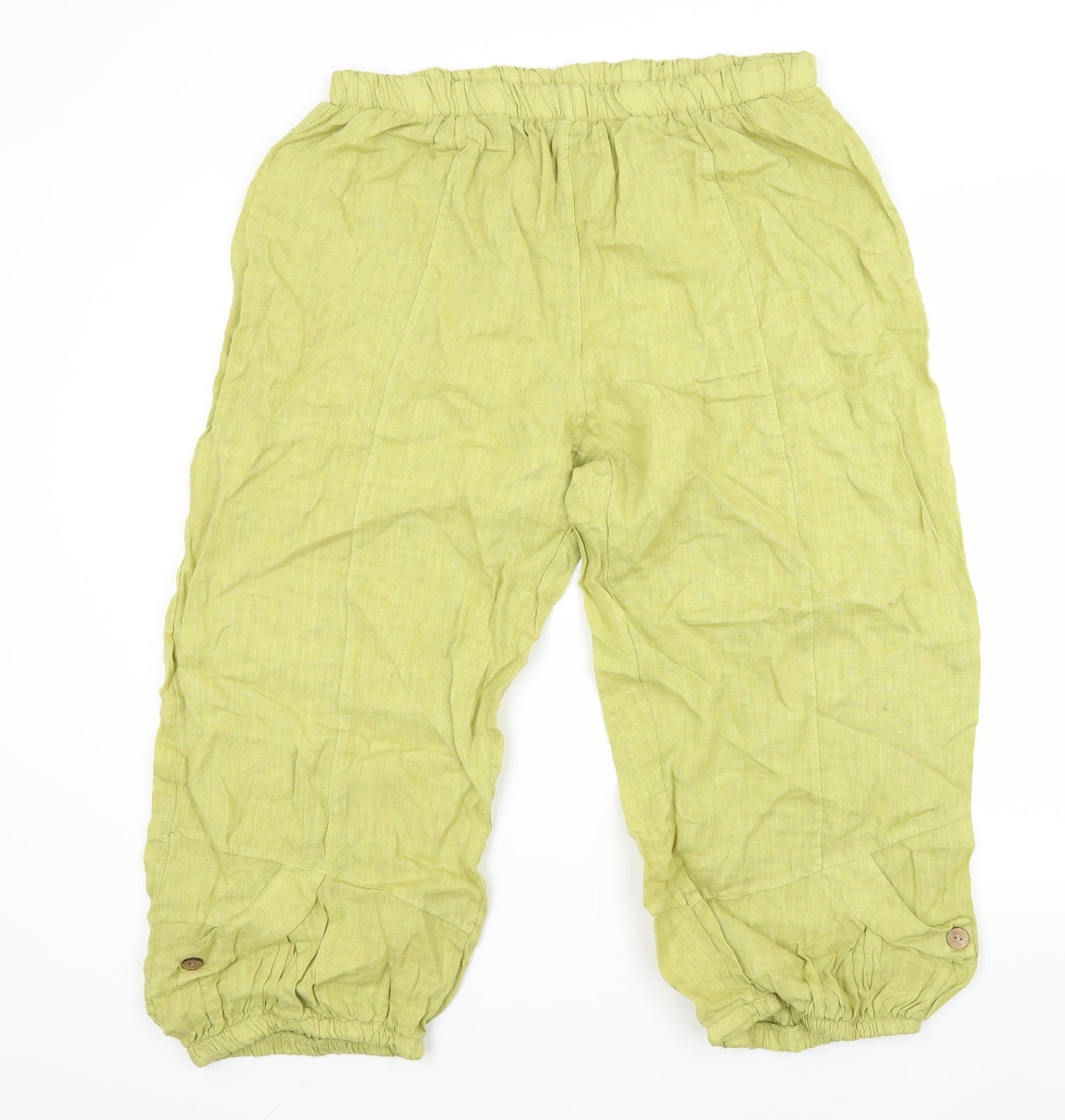 Preworn Womens Green   Capri Trousers Size M L21 in