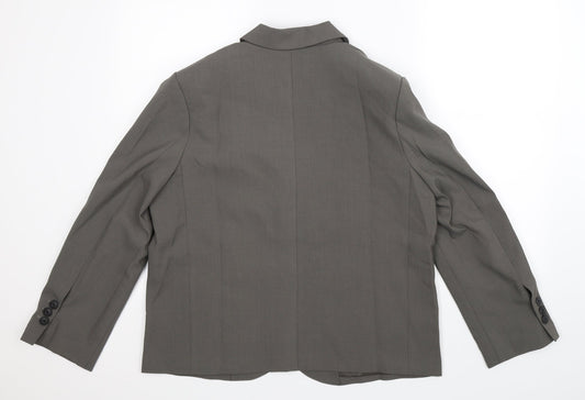 Du Cloud Womens Grey   Jacket Suit Jacket Size L
