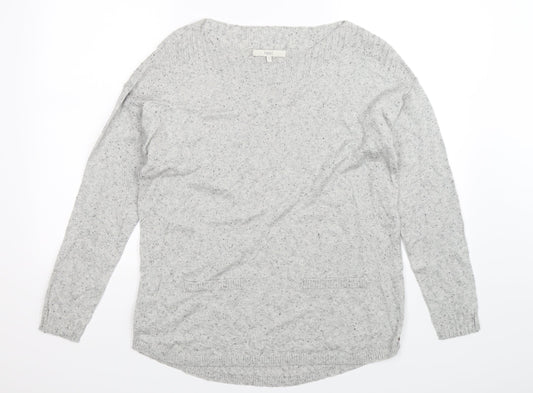 NEXT Womens Grey  Knit Pullover Jumper Size 14