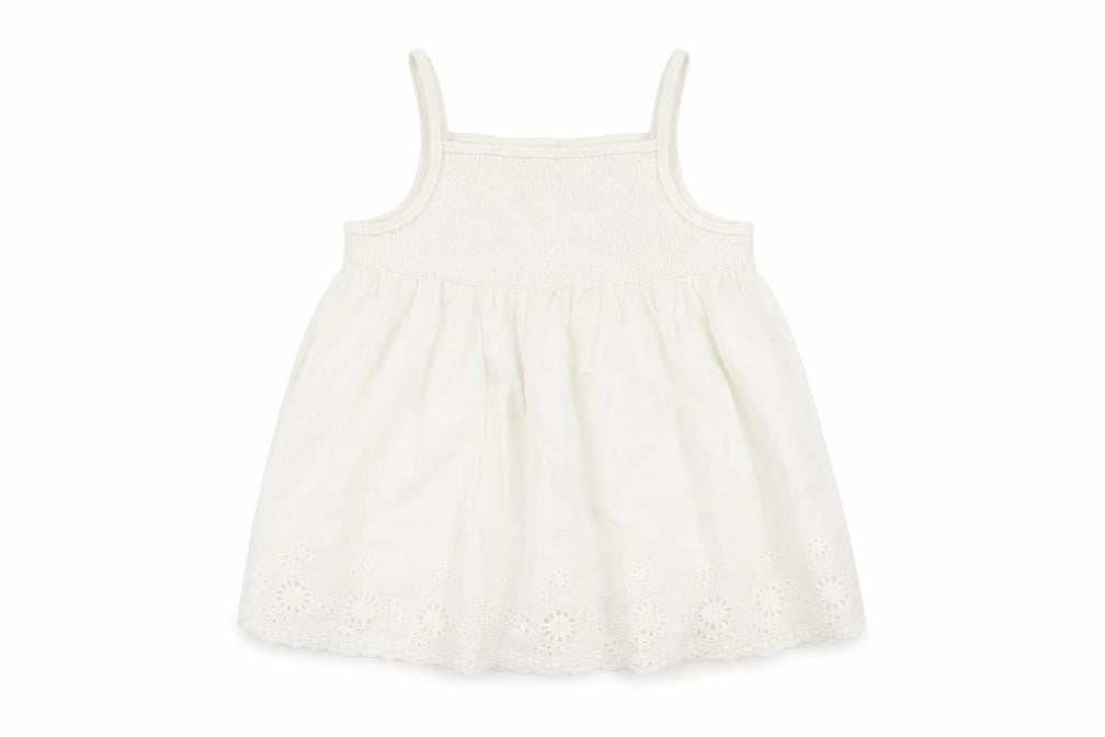Front view of Marks & Spencer girls’ white basic t-shirt, size 5-6, years