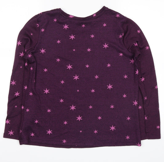 George Girls Purple   Top Pyjama Top Size 12-13 Years  - Harry Potter