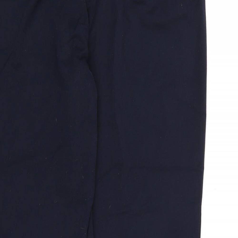 Marks and Spencer Womens Blue  Rayon Dress Pants Trousers Size 12 L28 in