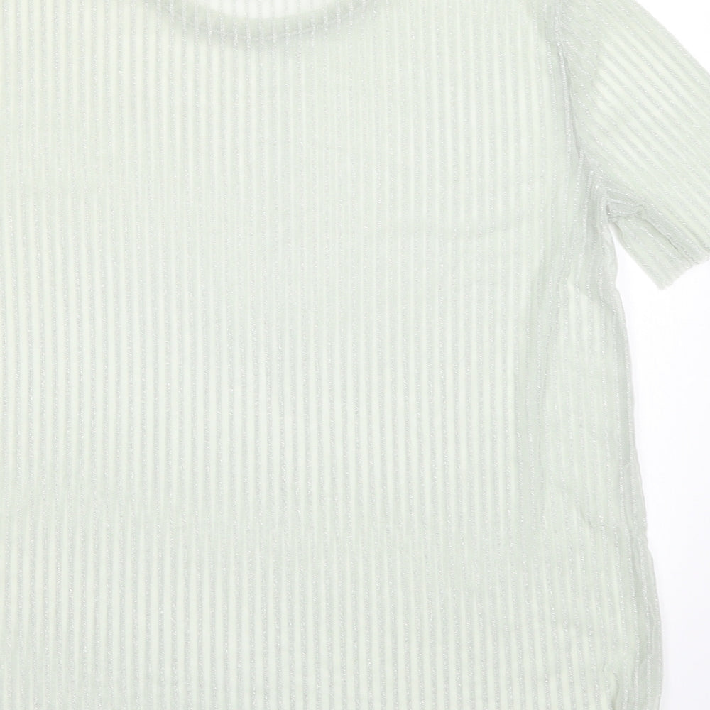 Zara Womens Green   Basic T-Shirt Size S